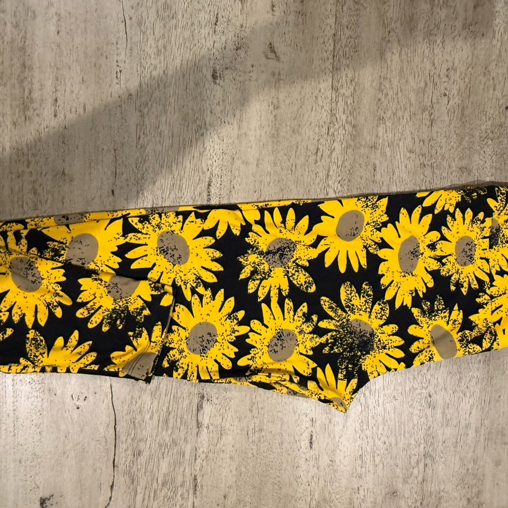 Sunflower Print leggings